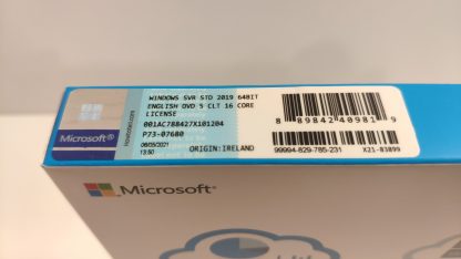 Windows Server 2019 Standard COA Sticker