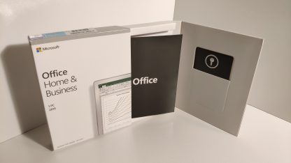 Microsoft Office 2019 Home & Business - opened medialess box