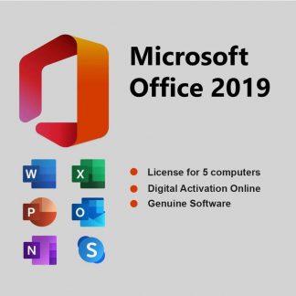 Microsoft Office 2019 Pro Plus Digital Activation Key for 5 users